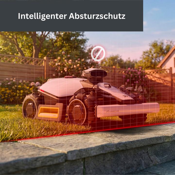 Actual product image Mammotion LUBA mini 2 AWD 1000 (1000 m², Without boundary wire)