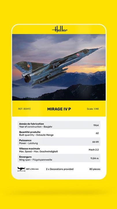 Produktbild Heller Mirage IV P