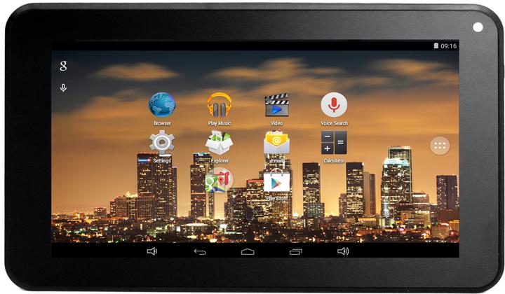 Actual product image mpman Mpqc730 (7", 8 GB, White, Black)