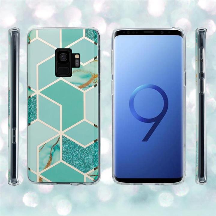 Image du produit Cadorabo Couverture IMD TPU Marbre coloré (Samsung Galaxy S9+)
