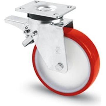Rs Pro, Möbelrollen, Drehlager Lenkrolle, Rad ø 150mm, 400kg, Ge