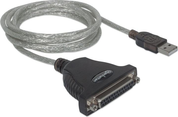 Produktbild Manhattan USB auf Parallel Konverter, 1.8m (1.80 m, Parallel (Drucker))