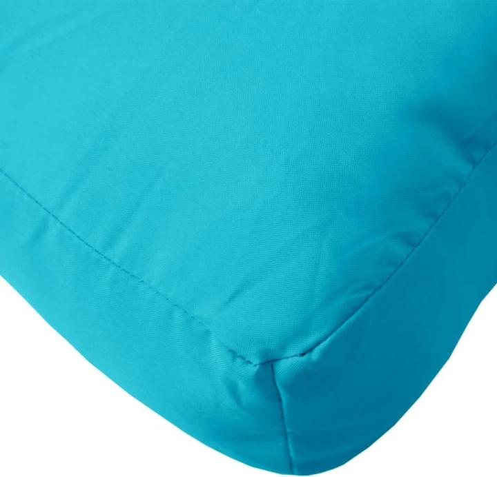 Image du produit Diverse Hardware Coussin pour palette Turquoise 60x61,5x10 cm Tissu Oxford (60 x 10 x 61.5 cm)