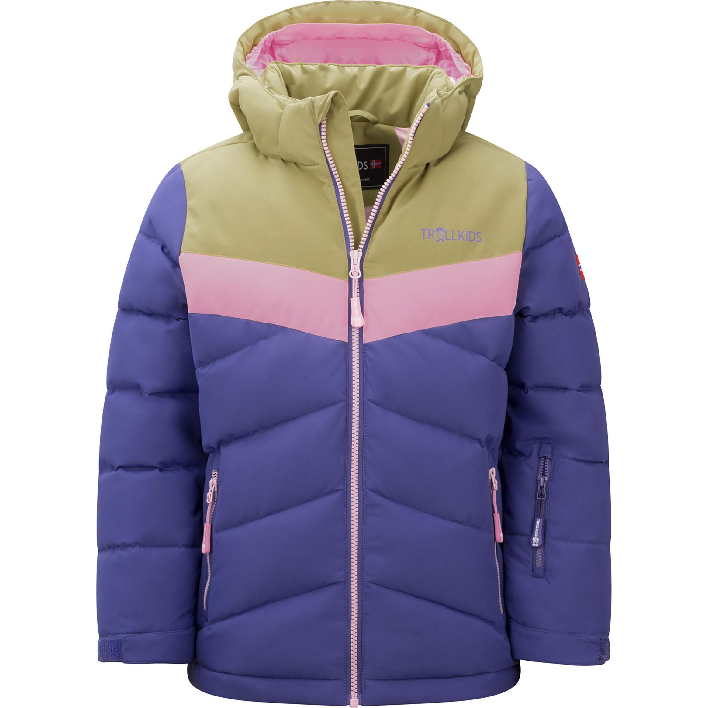 Trollkids, Mädchen, Jacke, Girl's Gryllefjord Jacket (104), Blau, 104