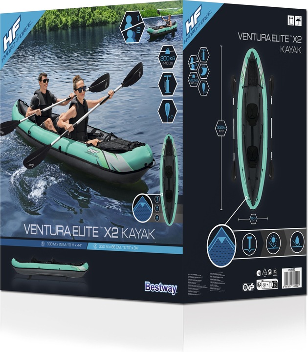 Actual product image Bestway Hydro-Force Ventura Kayak (2 pers.)