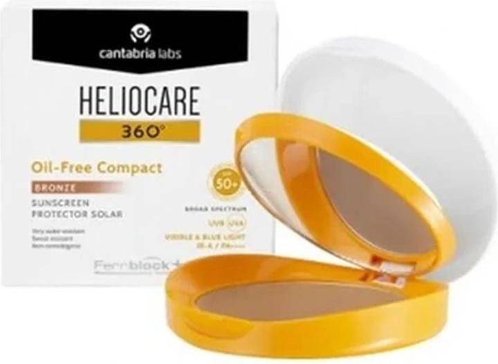 Produktbild Heliocare Compact makeup SPF 50 (Oil-Free Compact) 10 g - Shade: Bronze (Sonnencreme Gesicht, SPF 50, 10 g)