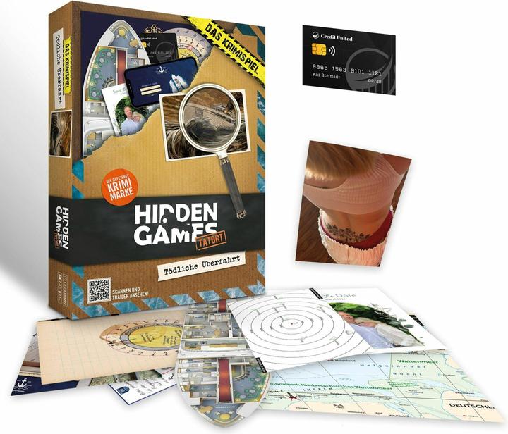 Actual product image Hidden Games HID00014 - Crime Scene: Deadly Crossing (DE) (German, 1 - 6 Players)