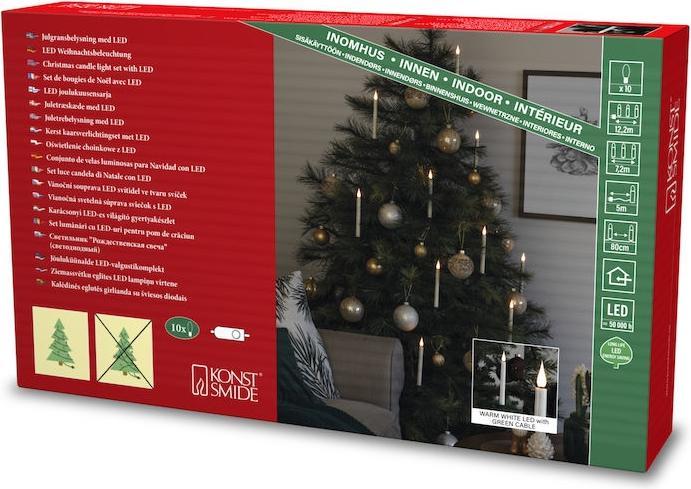 Image du produit Konstsmide Chaîne d'arbre LED Slim Line One String 10-er (7.20 m)