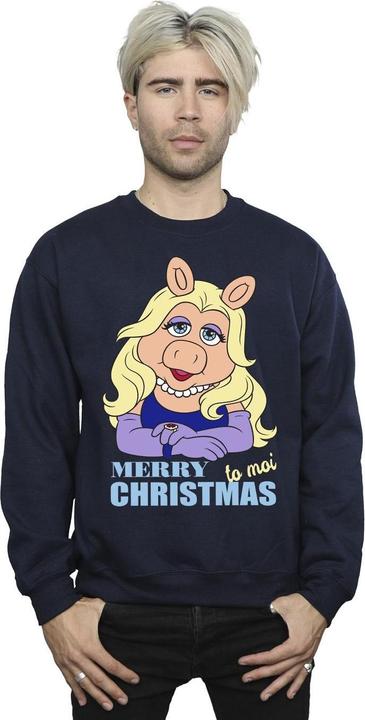 Immagine prodotto Disney Muppets Miss Piggy Queen of Holidays Felpa Uomo (4XL)