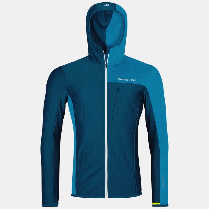 Actual product image Ortovox Fleece Light Grid Hooded Jkt (M)