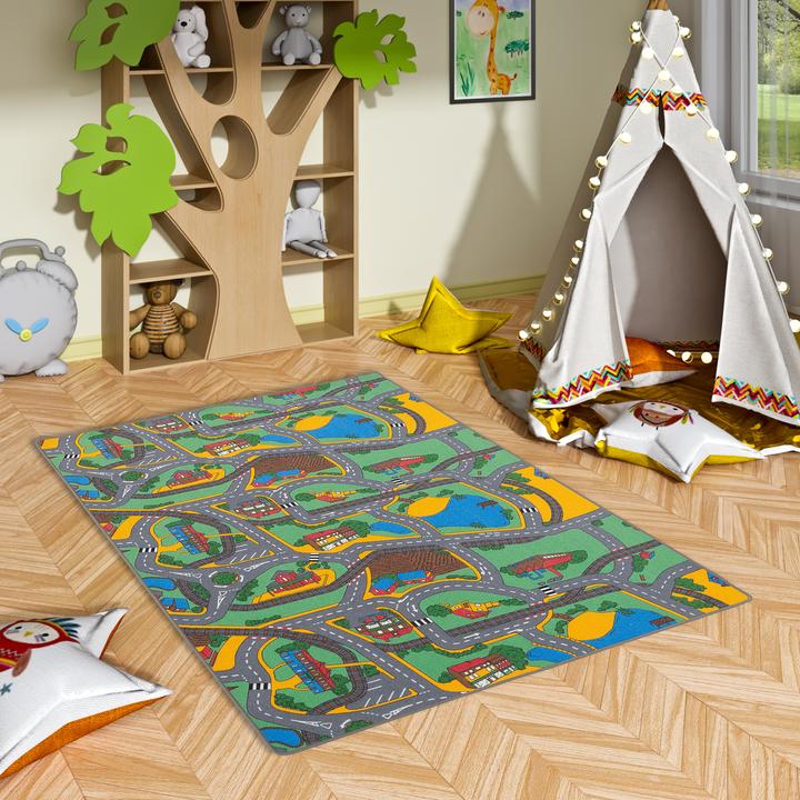 Immagine prodotto Snapstyle Kinder Spiel Strassenteppich (200 x 300 cm)