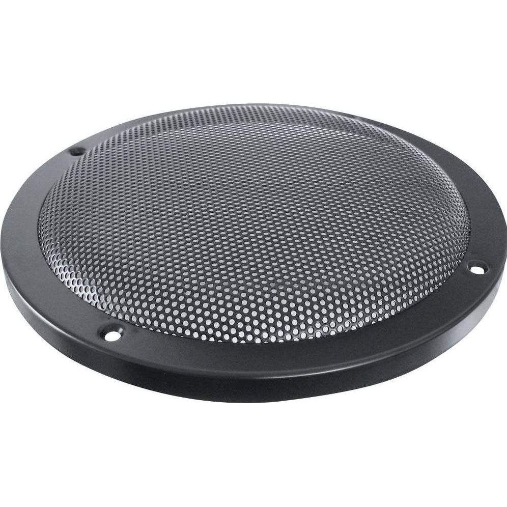 Eneroid Lautsprecherziergitter HIFI 200mm BLANKO schwarz, Lautsprecher Bauteile, Schwarz