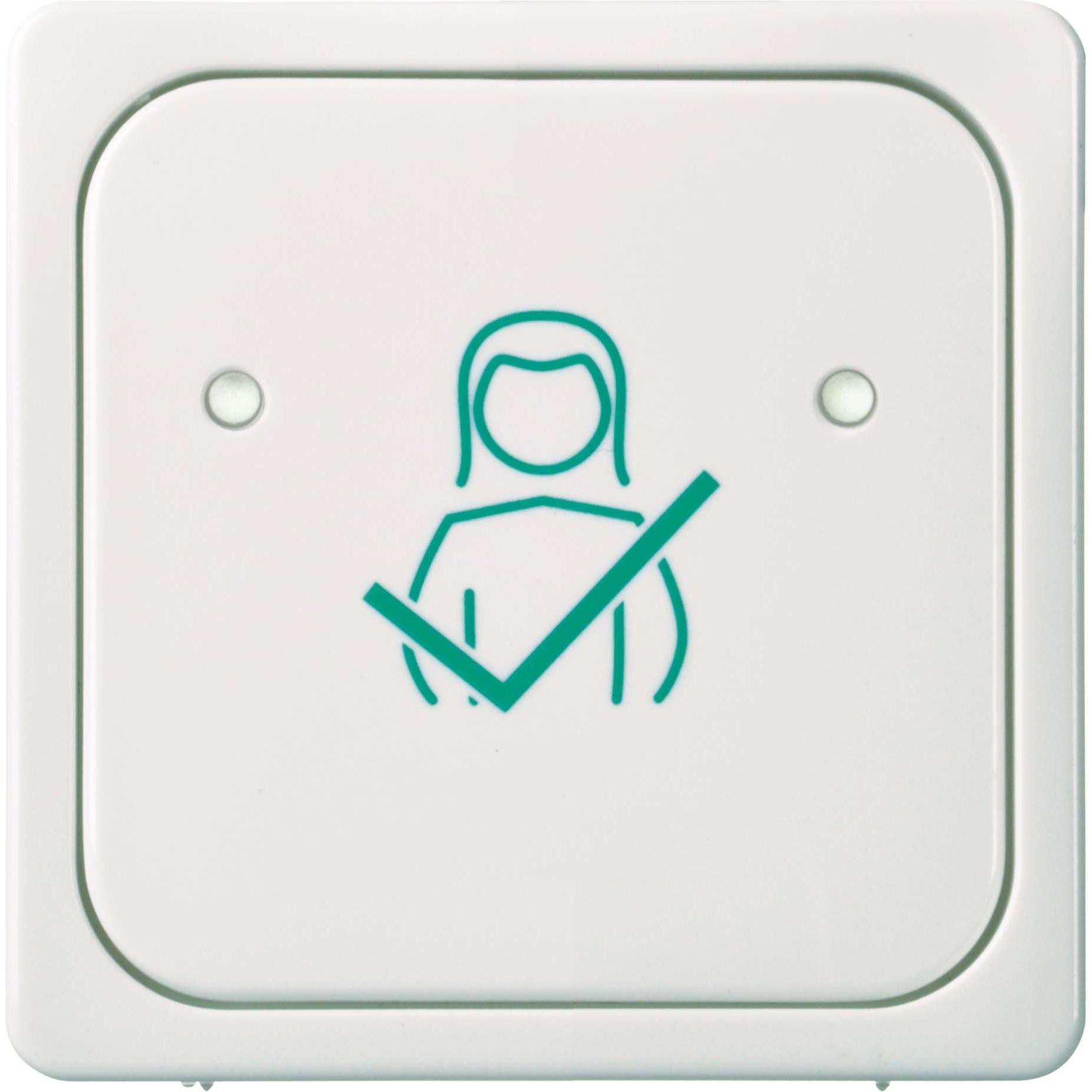 Schneider Electric Tastfläche Abstelltaster (MEDIOPT CARE) 735814, Taster + Schalter, Weiss