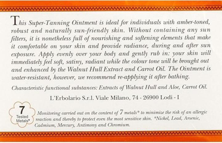 Produktbild L'erbolario Super-Bräunungs-Salbe (Selbstbräunungsschaum, 200 ml)