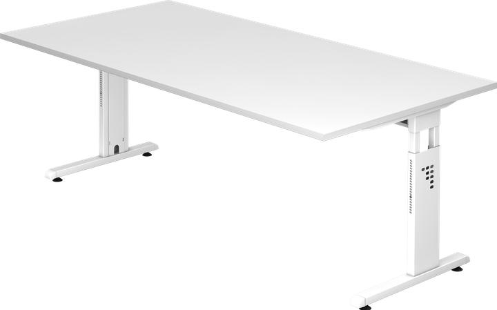 Image du produit Hammerbacher MyTable O Bureau avec cadre blanc