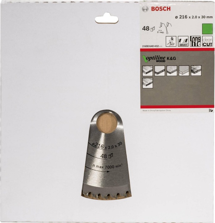 Immagine prodotto Bosch Professional Zubehör Lama circolare per legno PRO, 216 x 2 x 30 mm