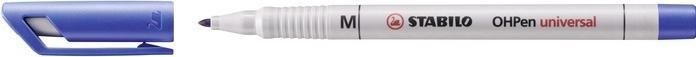 Actual product image STABILO 10 OHPen universal foil pens blue 1.0 mm non-permanent (Blue, 1 mm, 10 x)