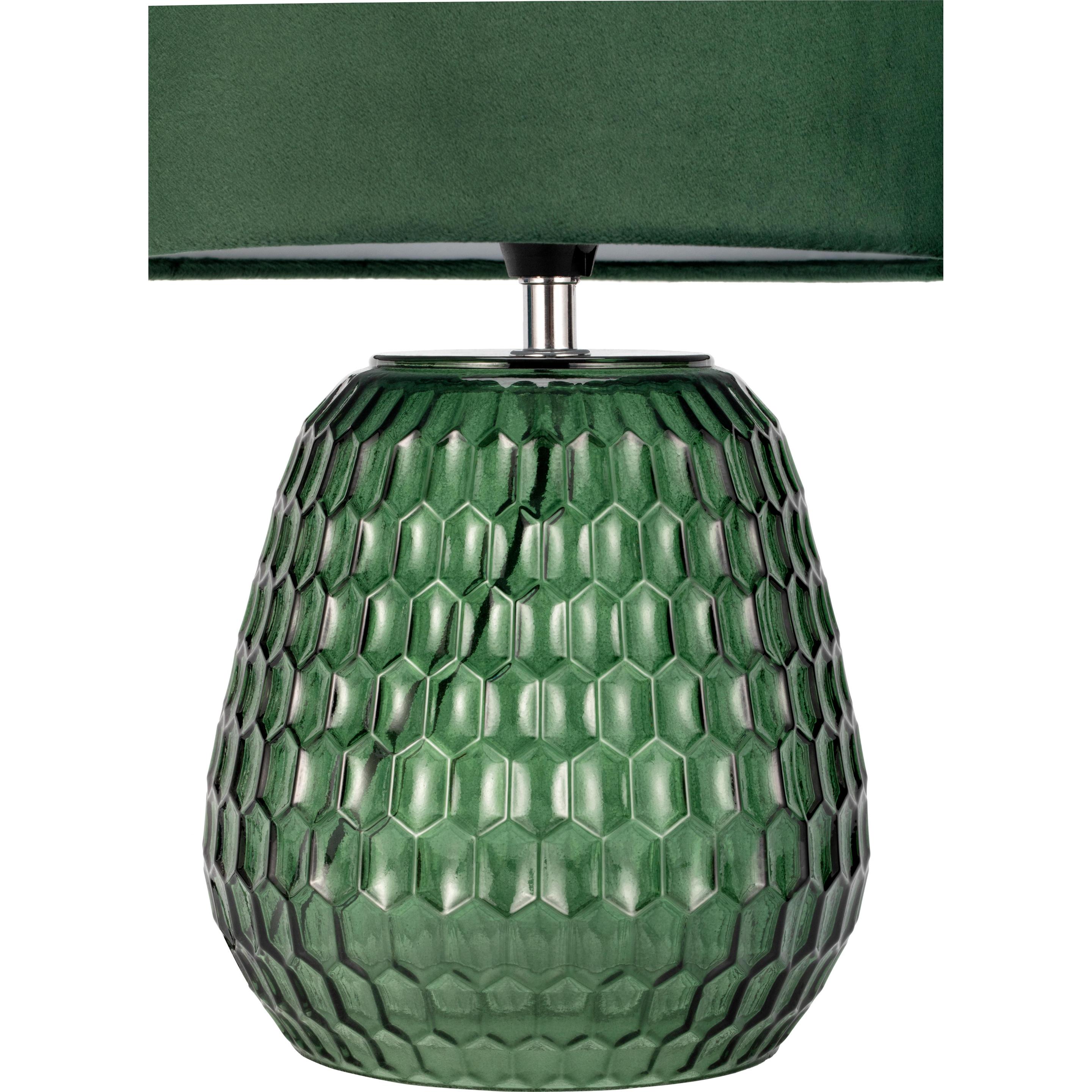 Pauleen Verde Lampada Da Tavolo, Lampada Da Tavolo Crystal Velours E14 (E14)