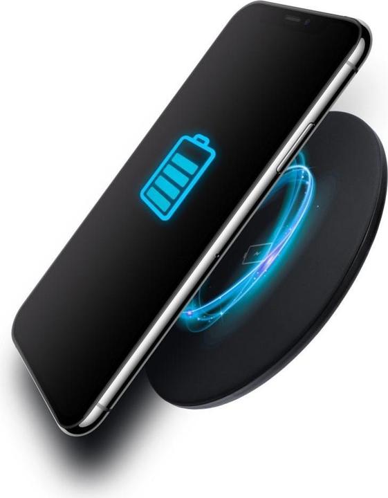 Produktbild Forcell Induktions-Schnellladegerät (5V, 2A) - Schwarz - Blisterpackung (15 W)