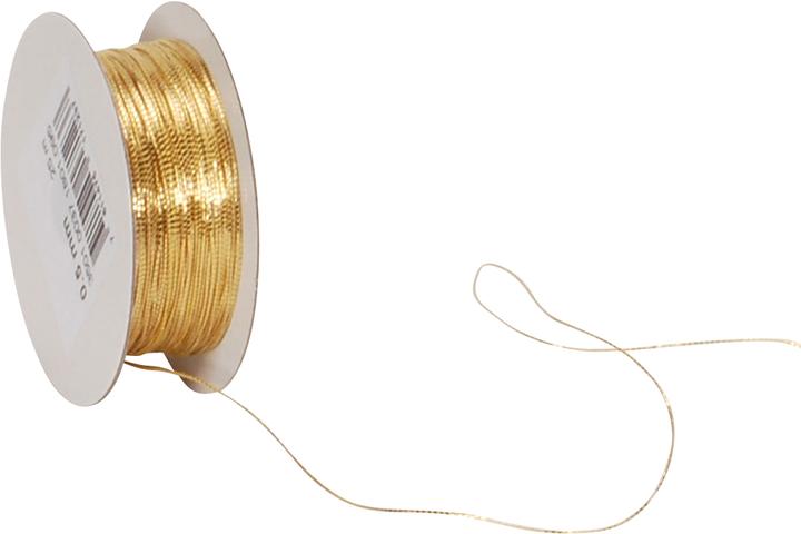 Spyk Cubino metal thread Fino (Gift ribbon, Gift decoration, 1 x)