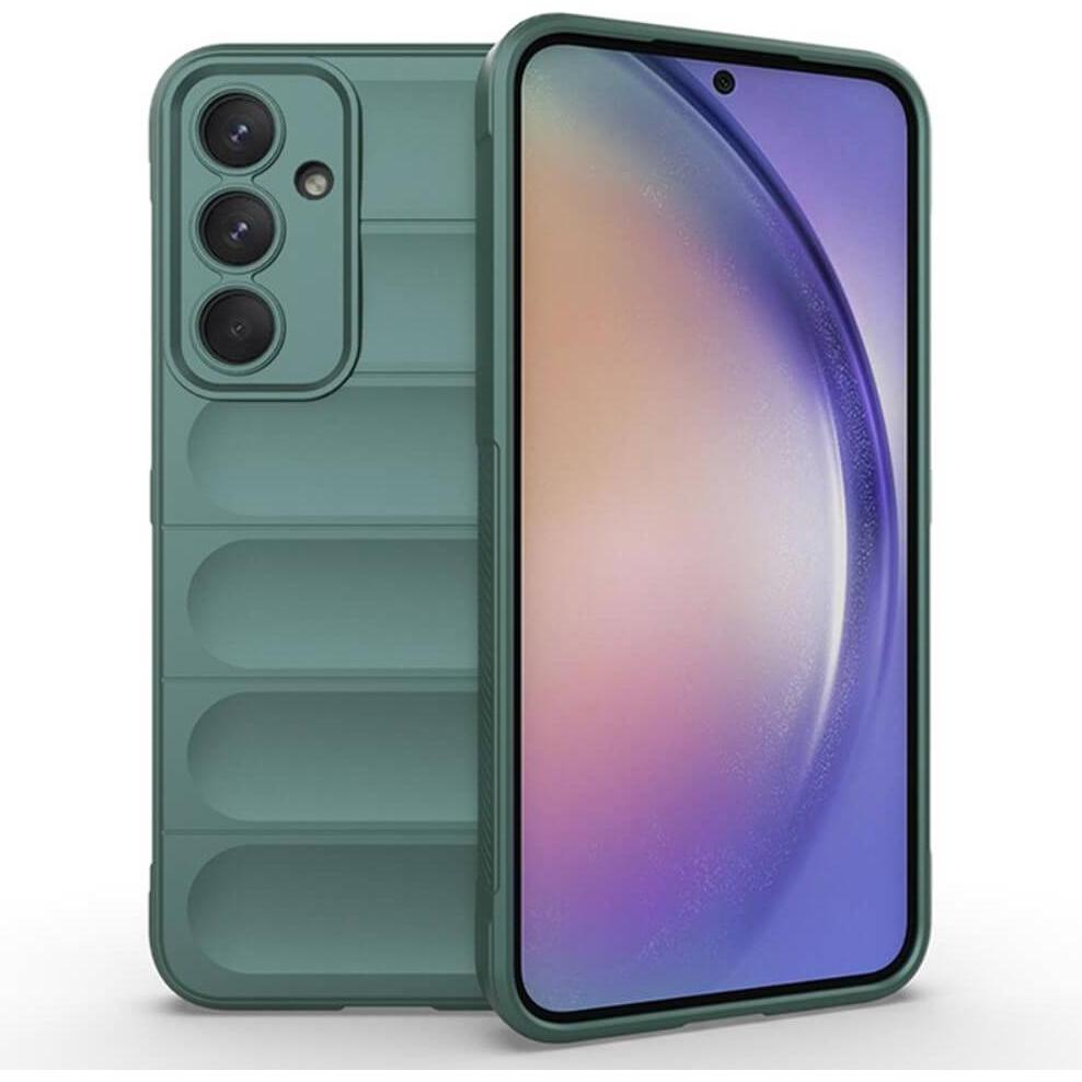 Cover-Discount Galaxy A55 - Rugged Protective Cover grün (Samsung Galaxy A55), Smartphone Hülle, Grün