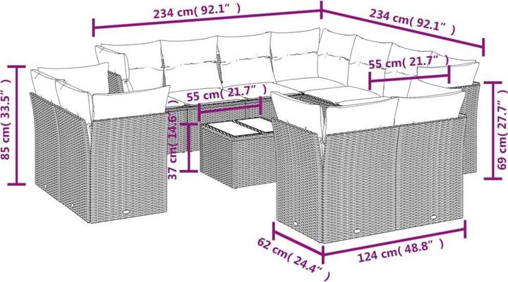 Produktbild vidaXL Maisie