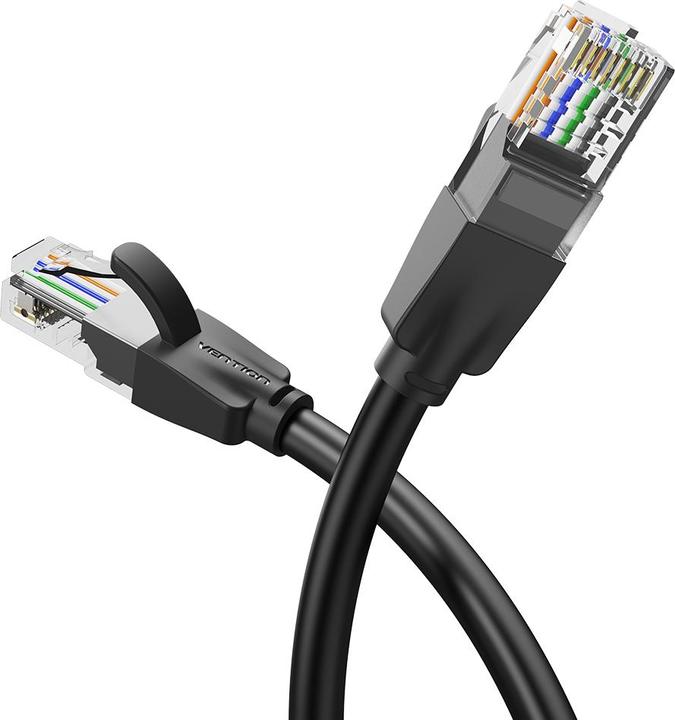 Actual product image Vention Cat.6 UTP Patch Cable, black, 5m (U/UTP, CAT6, 5 m)