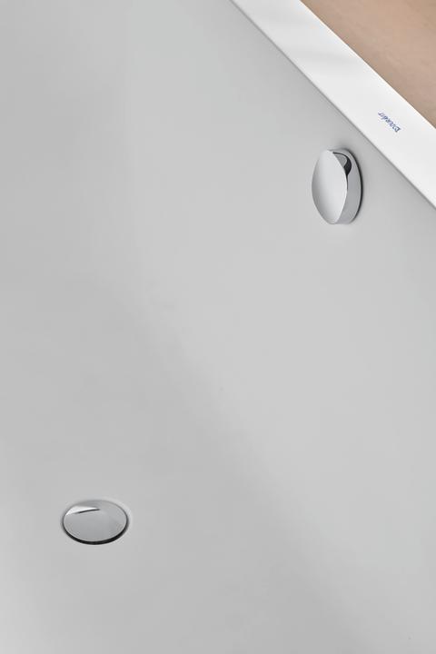 Actual product image Duravit QUADROVAL waste/overflow fitting chrome (Overflow set)