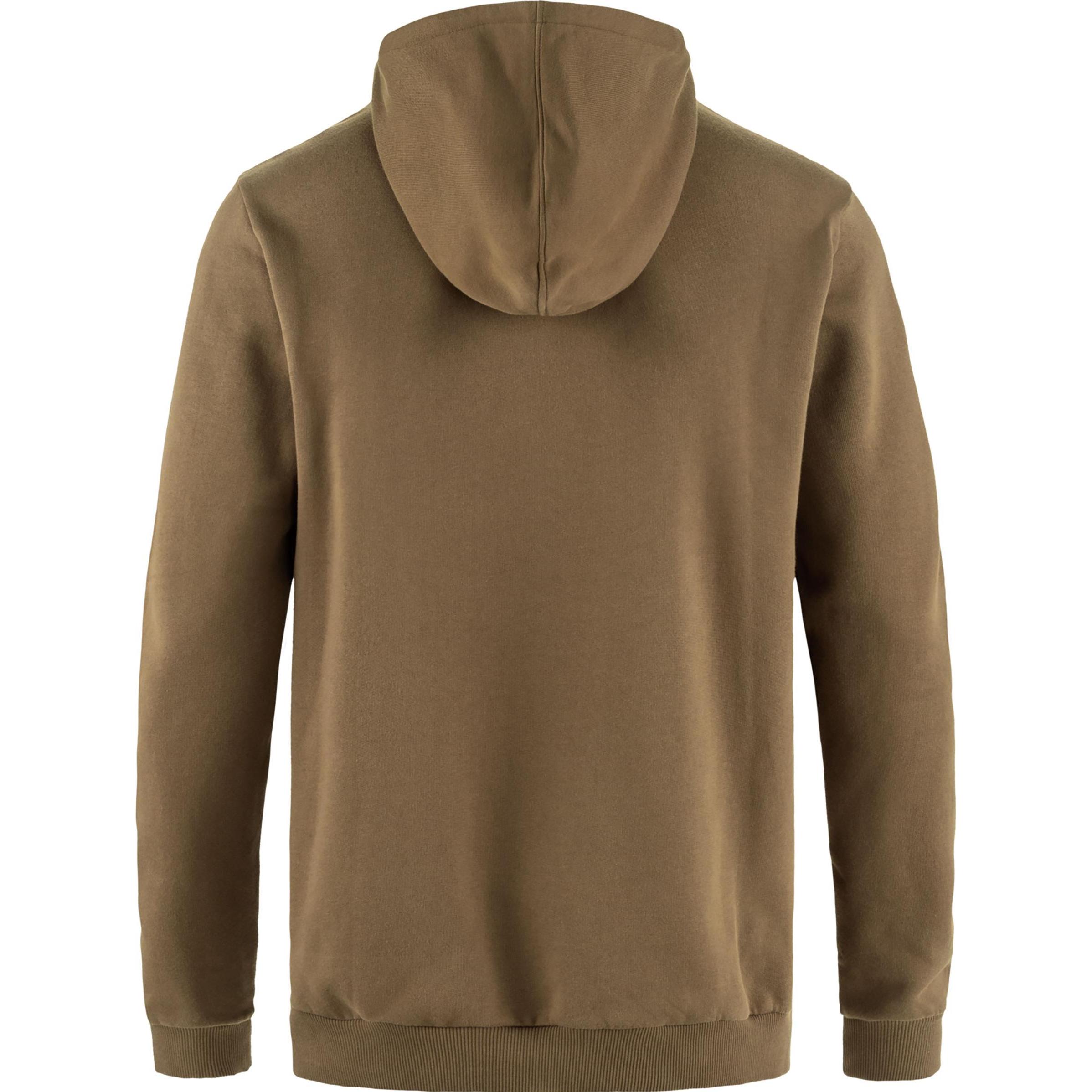 Fjällräven, Herren, Pullover, Logo Hoodie, Braun, (S)