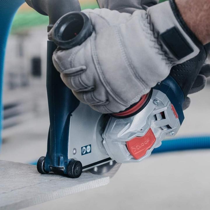 Produktbild Bosch Professional Winkelschleifer GWX 9-125 S, X-LOCK mit Zusatzgriff und Schutzhaube, im Karton (125 mm)