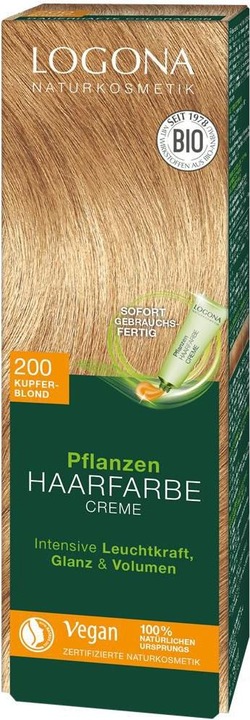 Immagine prodotto Logona Crema colorante per capelli vegetale (200 biondo rame)