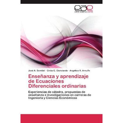 Enseñanza y aprendizaje de Ecuaciones Diferenciales ordinarias, Fachbücher