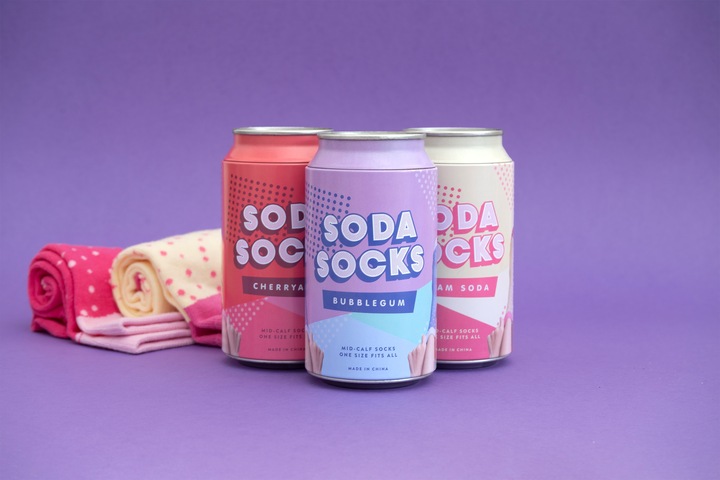 Produktbild Luckies Soda Socks - Bubblegum (One Size)