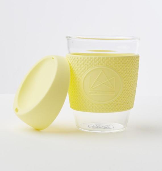 Actual product image Neon Kactus Reusable Glass Cup (0.34 l)