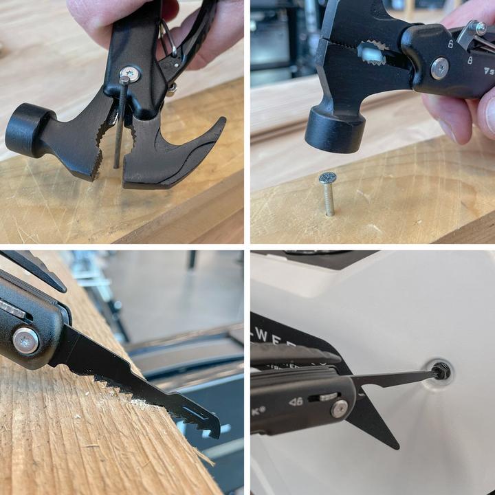 Actual product image Stahlwerk Multitool 12 Tools Pocket Knife Multifunction Tool Flashlight (12 Functions)