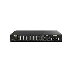 QNAP QSW-M2116P-2T2S - Switch - managed - 16 x 100/1000/2.5G (PoE+) + 2 x 10 Gigabit SFP+ + 2 x 100/ (20 Ports), Netzwer...