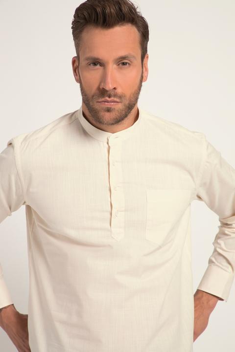 Immagine prodotto JP1880 Camicia dalla vestibilità moderna con taschino, scollo a girocollo e maniche lunghe (XXL)