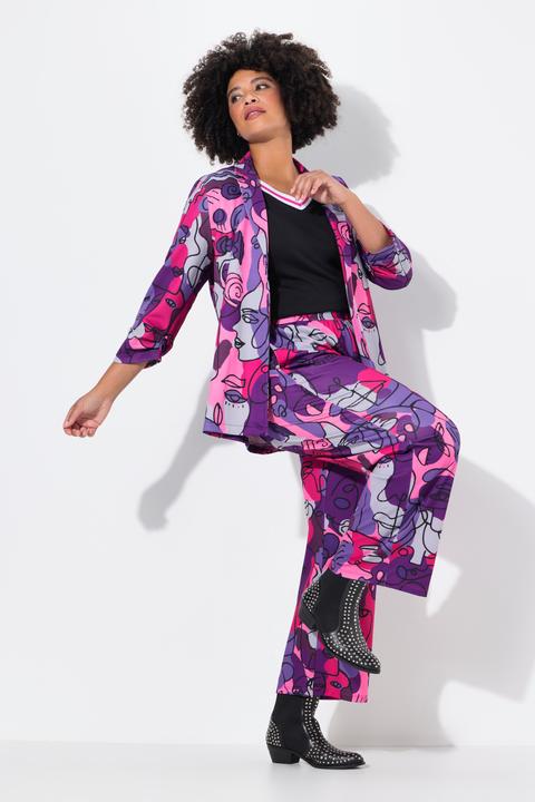 Produktbild Angel of Style Hose, gerades Bein, Gesichter-Muster, Elastikbund (44)