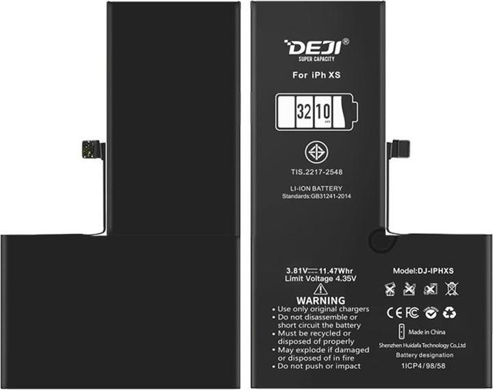 Actual product image DEJI Spare battery increased capacity 3210mAh