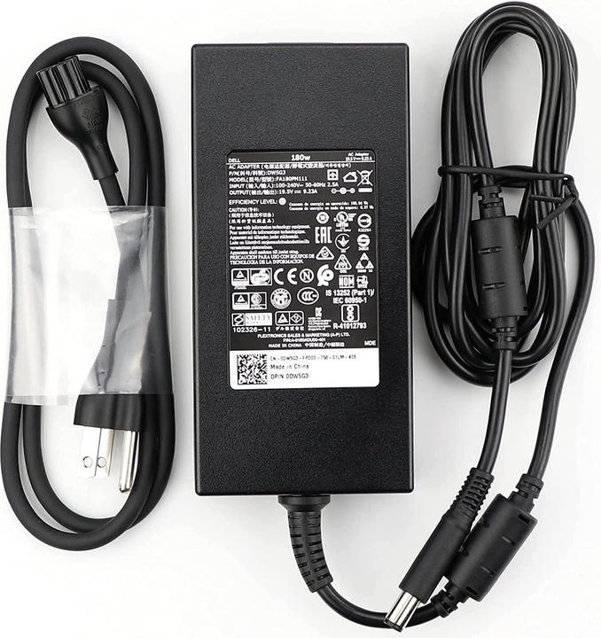 Dell AC Adapter, 180W, 19.5V (180 W)