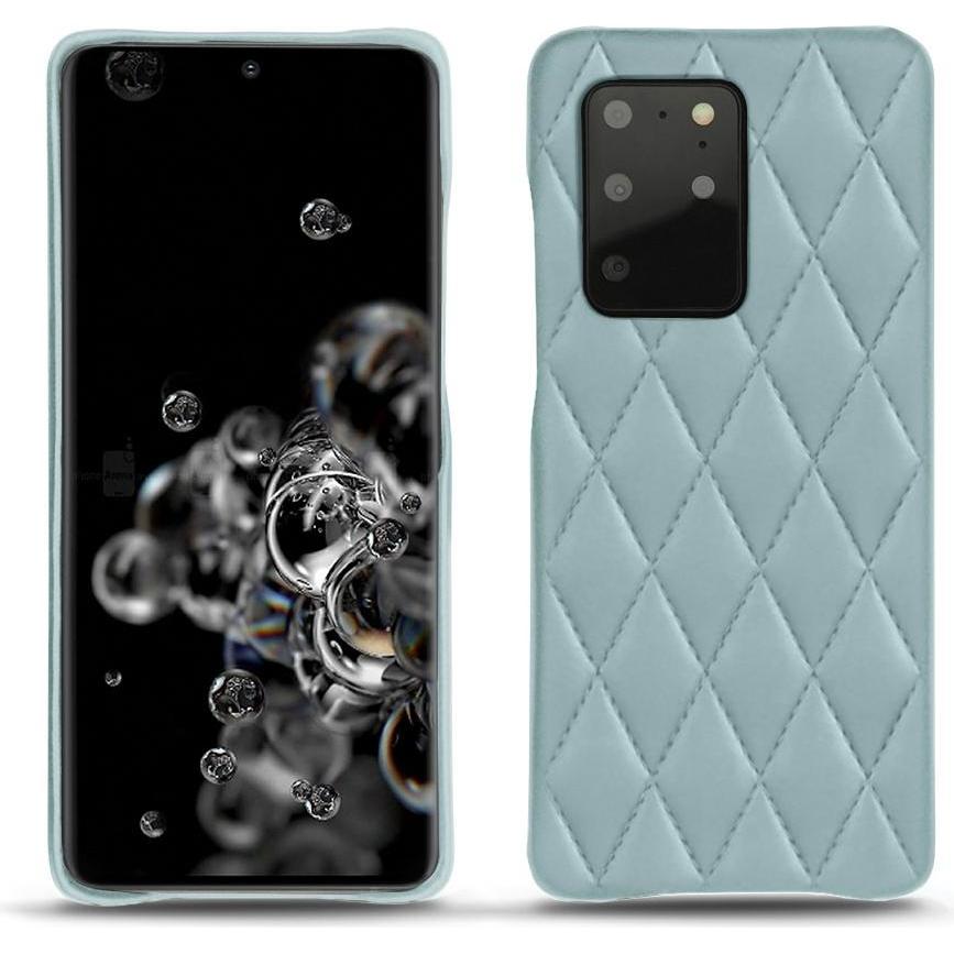 Noreve Lederschutzhülle (Samsung Galaxy S20+ 5G), Smartphone Hülle, Blau