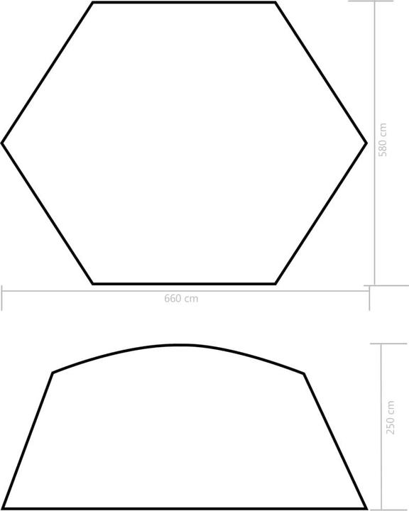 Actual product image vidaXL Pooldach