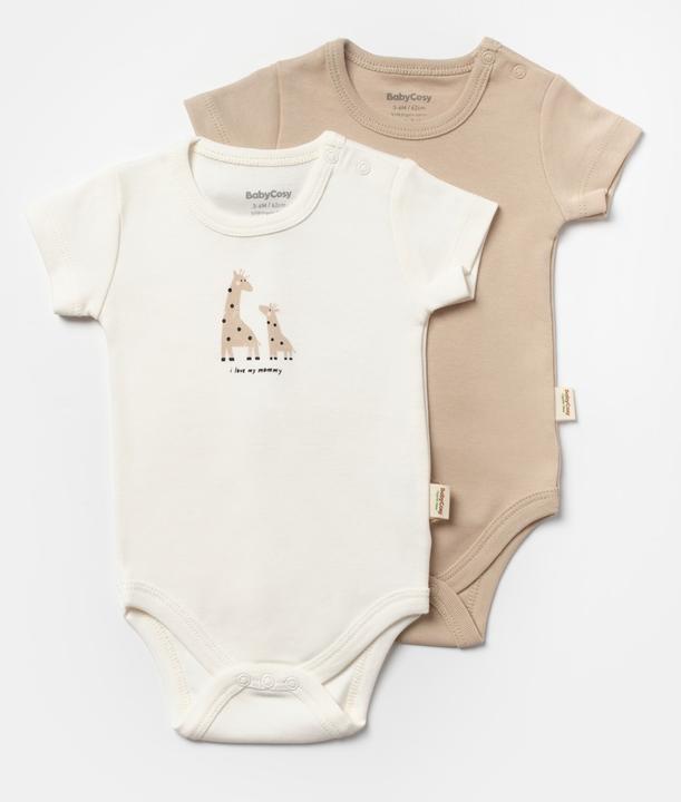 Produktbild BabyCosy Body. kurzarm. 2 Pack (86)