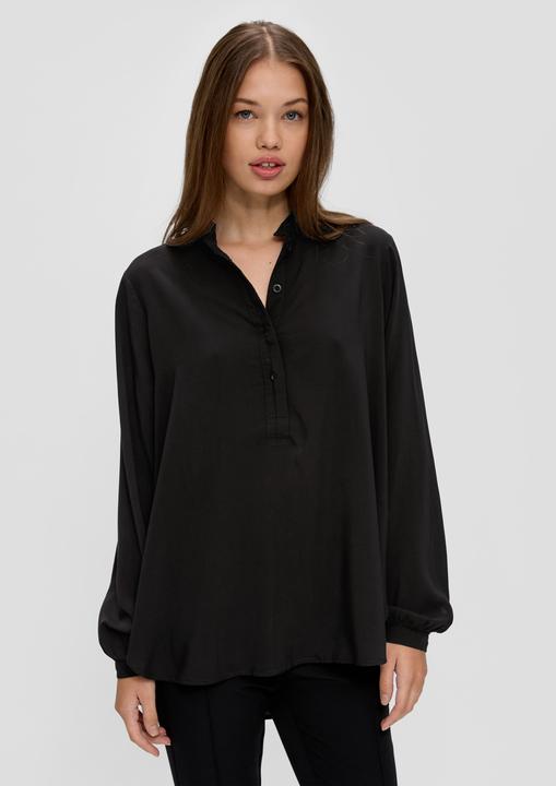 Produktbild s.Oliver Bluse Viskosebluse mit gerafften Details (34)