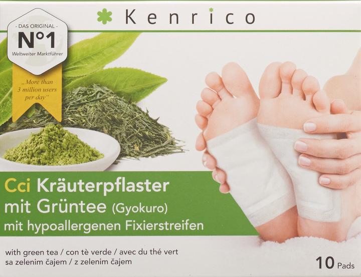 Actual product image Kenrico Herbal patch with green tea (Gyokuro) Pfl (10 x)