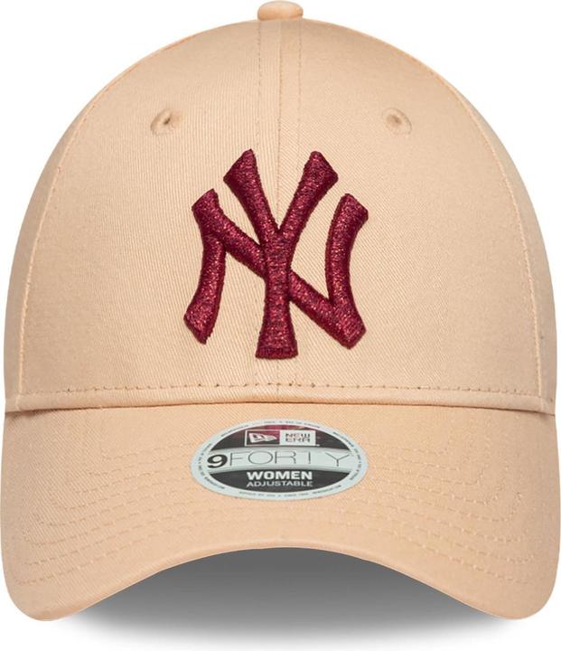 Actual product image New Era 9Forty Damen Cap - Metallic New York Yankees Peach