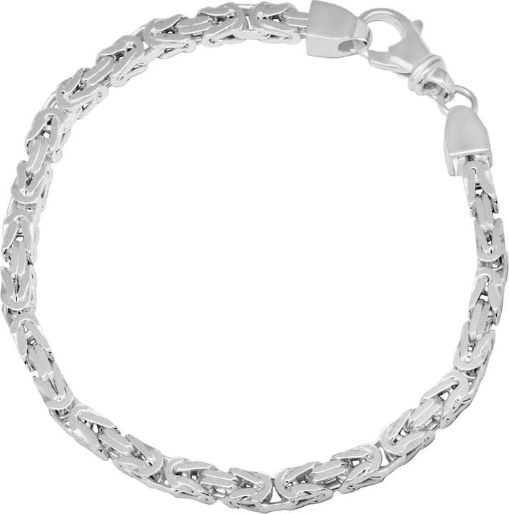 Immagine prodotto Candy Bracciale King Chain Heracles 3,8 mm, Argento 925 (21 cm, Argento 925)
