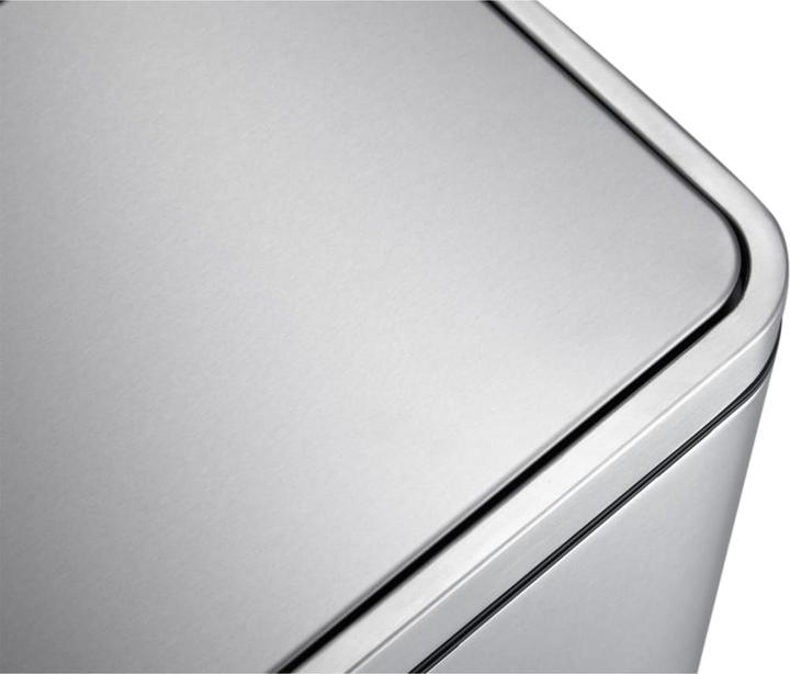 Actual product image EKO Pedal bin X-Cube pedal bin rectangular stainless steel 45 L with extra wide pedal, damped de (45 l)