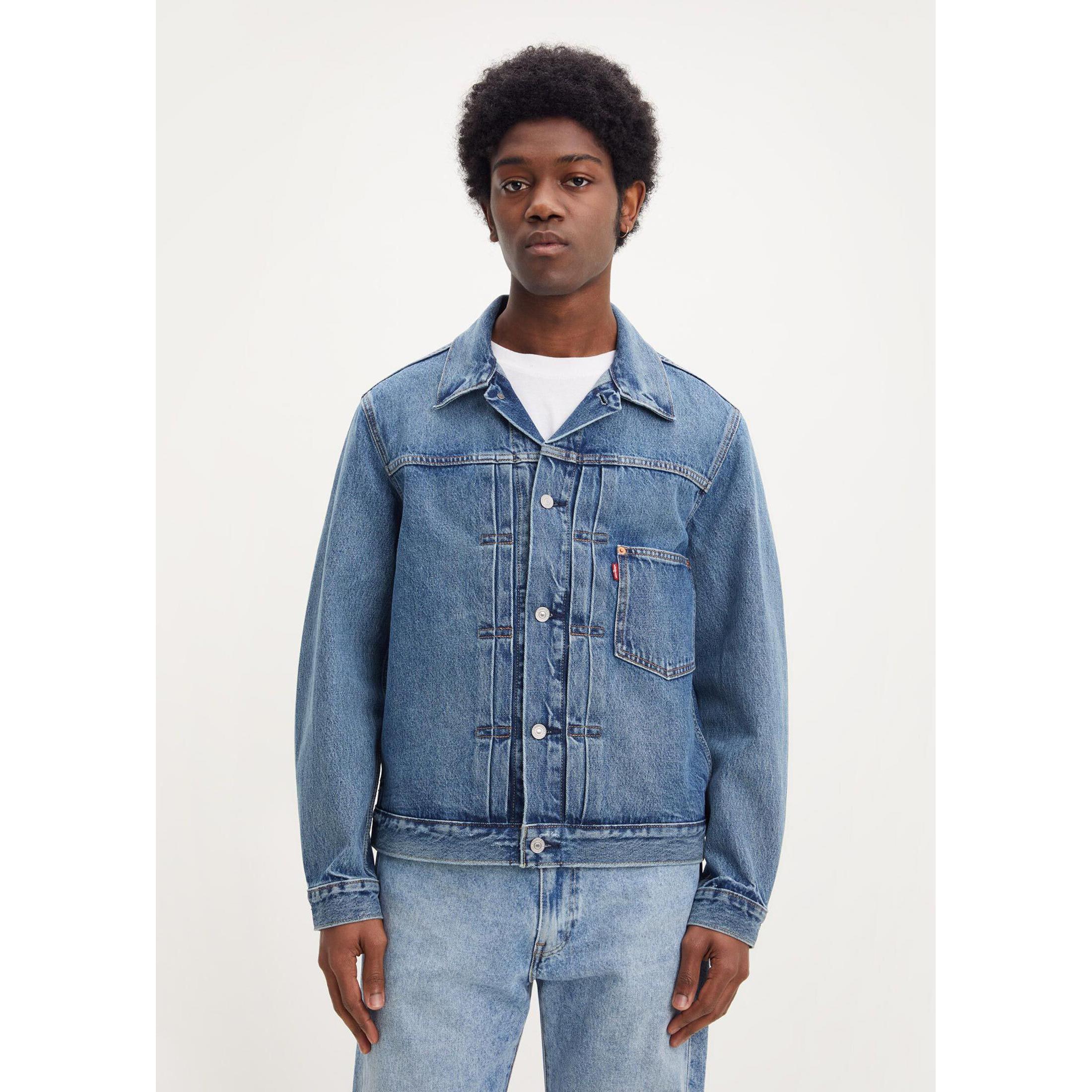 Thumbnail - Levis, Herren, Jacke, Type I Trucker Jeansjacke - 86931 (L), Blau, L