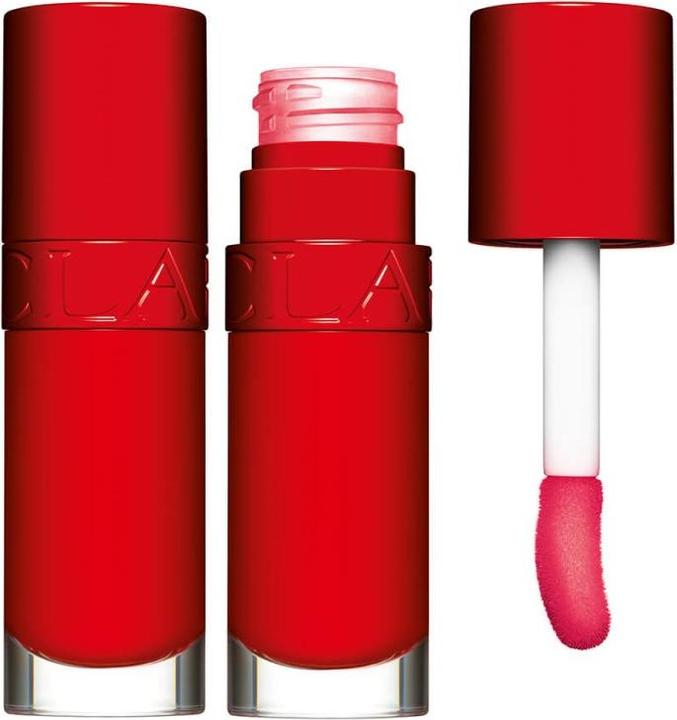 Actual product image Clarins Lip Comfort Oil - Anniversary N54 Iconic Red (Lip oil, 7 ml)